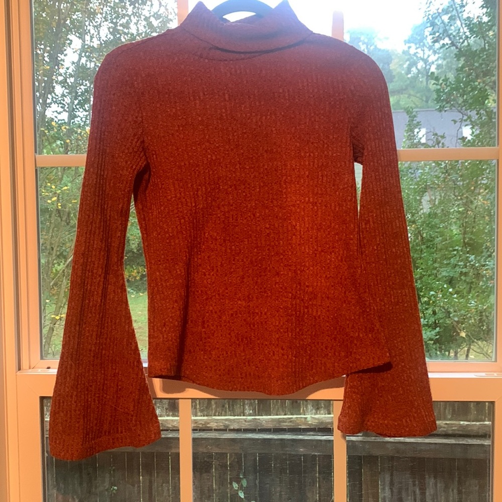 Mock turtleneck sweater
